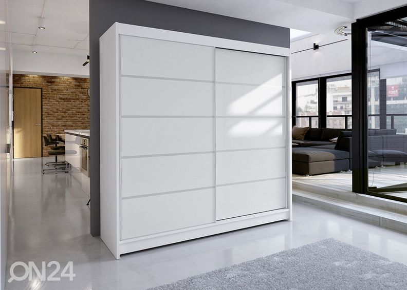 Lükandustega riidekapp Davi 180 cm suurendatud