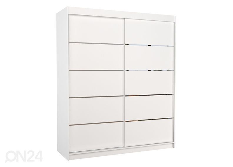 Lükandustega riidekapp Davi 180 cm suurendatud