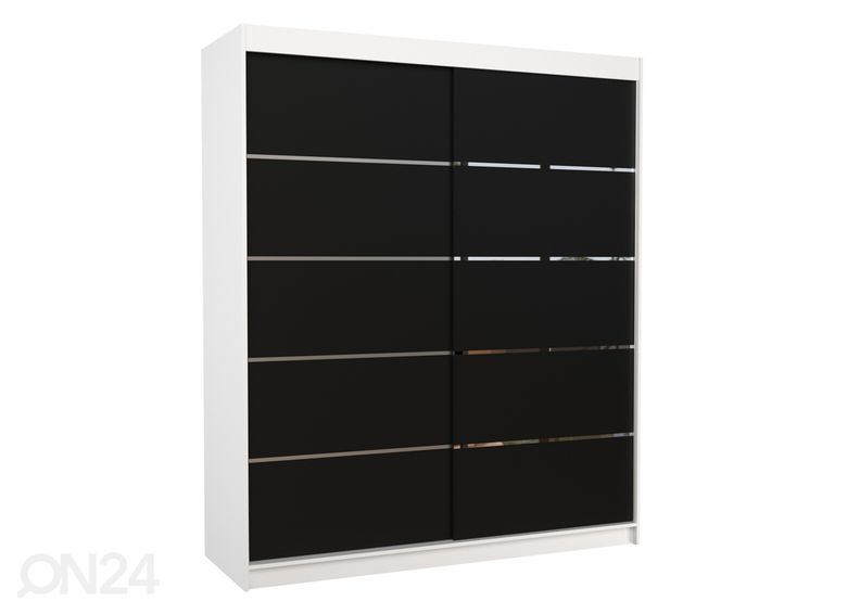 Lükandustega riidekapp Davi 180 cm suurendatud