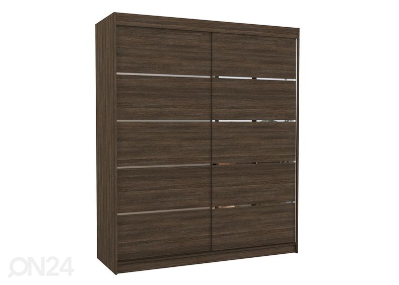 Lükandustega riidekapp Davi 180 cm suurendatud