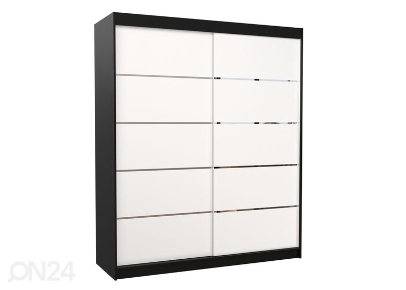 Lükandustega riidekapp Davi 180 cm suurendatud