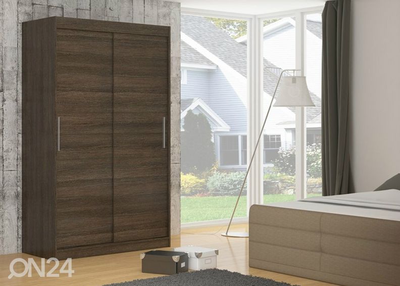 Lükandustega riidekapp Denver 150 cm suurendatud