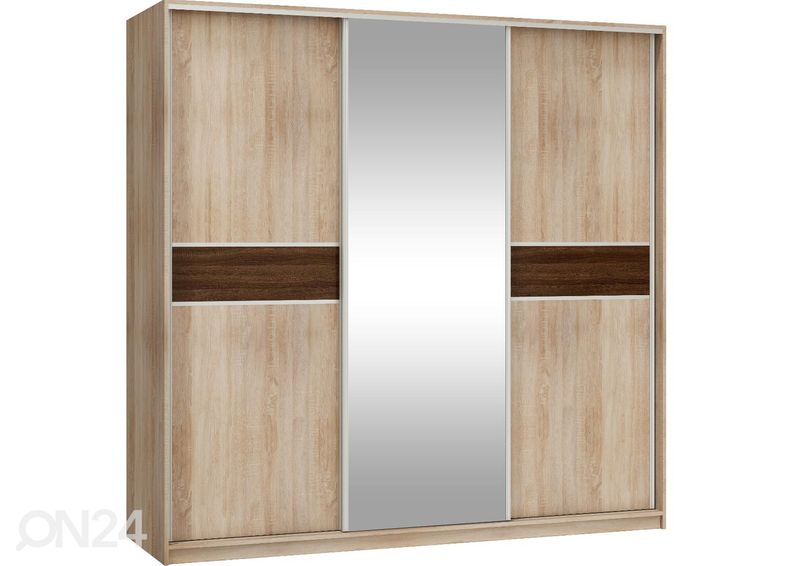 Lükandustega riidekapp Durrus 220 cm suurendatud