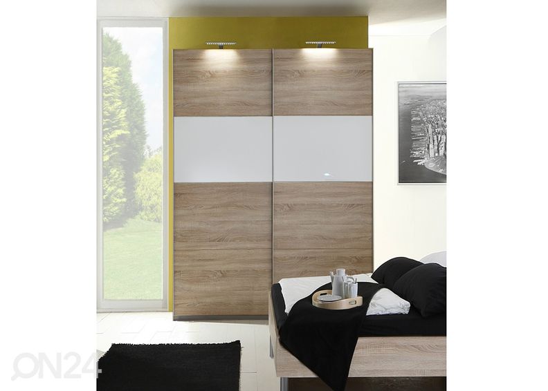 Lükandustega riidekapp Easy Plus h210x135 cm suurendatud