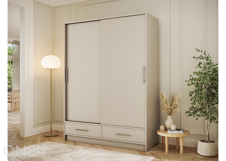 Lükandustega riidekapp Estantte II 150 cm suurendatud