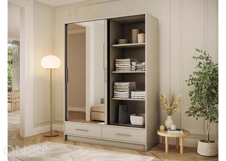 Lükandustega riidekapp Estantte II 150 cm suurendatud