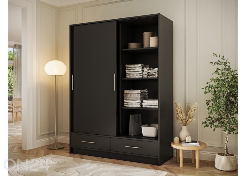 Lükandustega riidekapp Estantte II 150 cm suurendatud