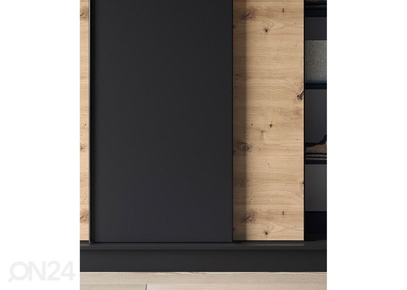 Lükandustega riidekapp Esville 180 cm suurendatud