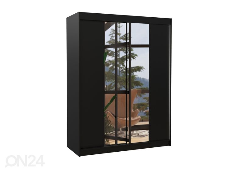 Lükandustega riidekapp Evely I 150 cm suurendatud