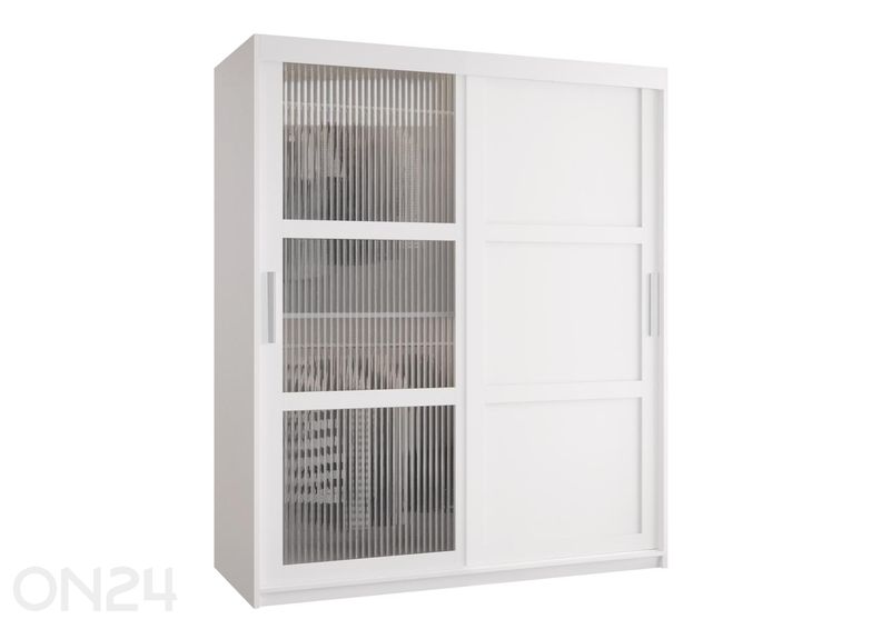 Lükandustega riidekapp Flutes 150 cm suurendatud