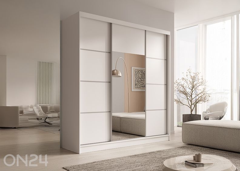 Lükandustega riidekapp Gironde 200 cm suurendatud