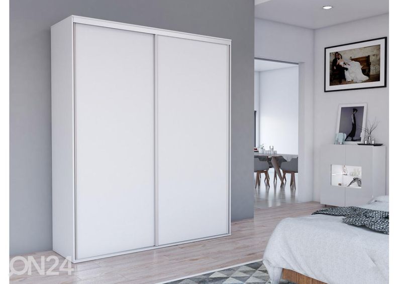 Lükandustega riidekapp Grande 204 cm suurendatud
