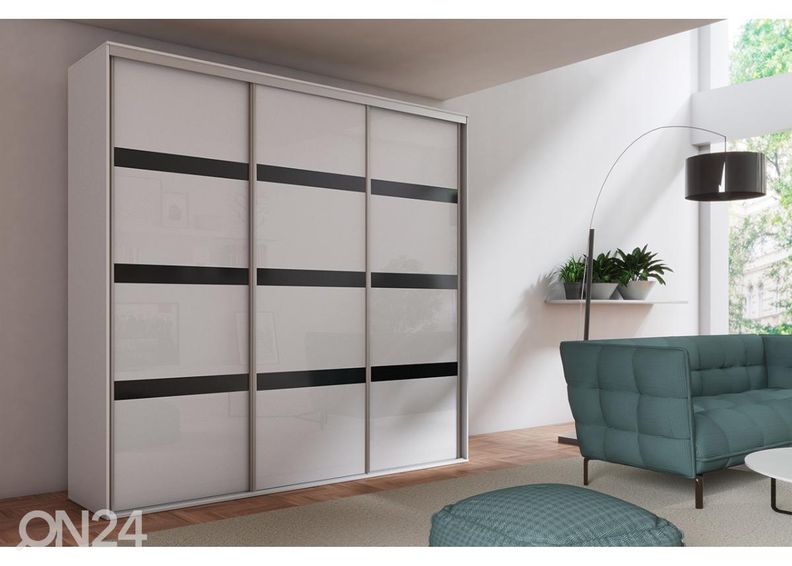 Lükandustega riidekapp Grande 277 cm suurendatud