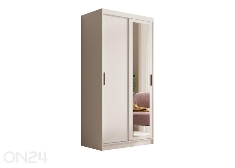 Lükandustega riidekapp Hally 100 cm suurendatud