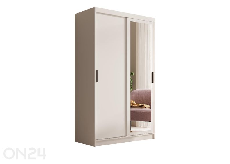 Lükandustega riidekapp Hally 120 cm suurendatud