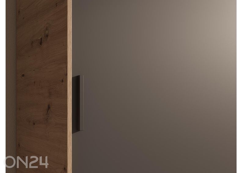 Lükandustega riidekapp Hally 120 cm suurendatud