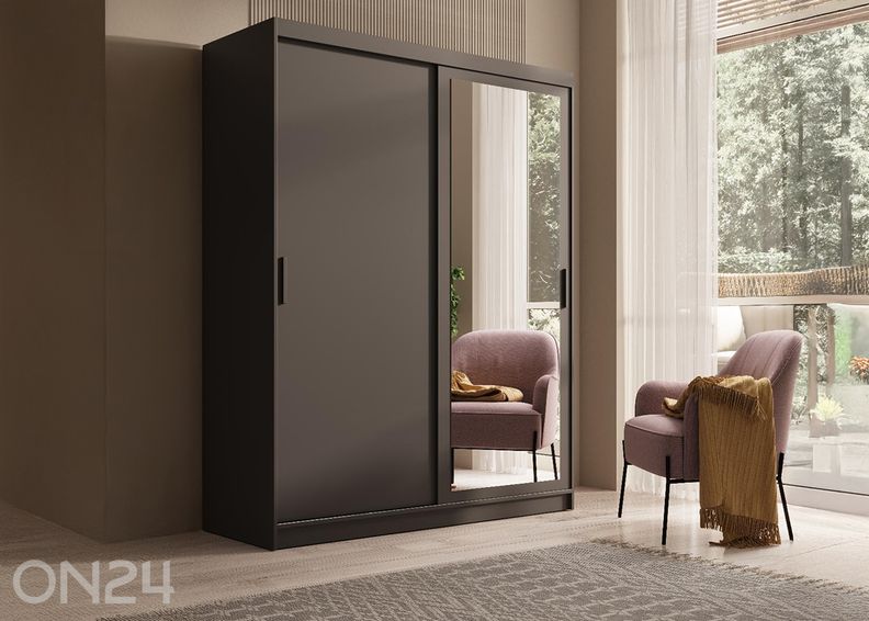 Lükandustega riidekapp Hally 160 cm suurendatud