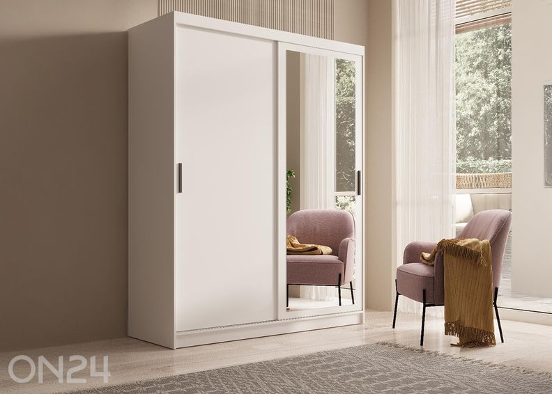 Lükandustega riidekapp Hally 160 cm suurendatud