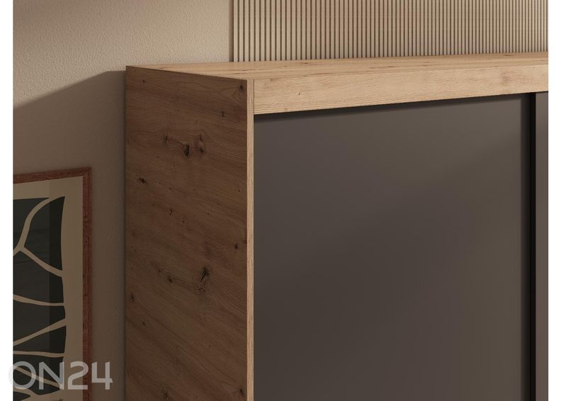 Lükandustega riidekapp Hally 180 cm suurendatud