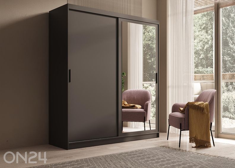 Lükandustega riidekapp Hally 180 cm suurendatud