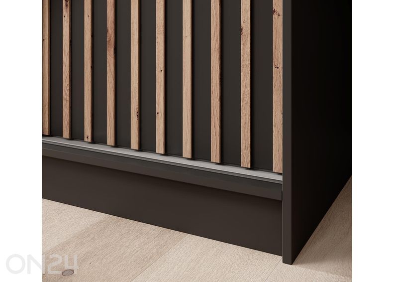 Lükandustega riidekapp Ida 200 cm suurendatud