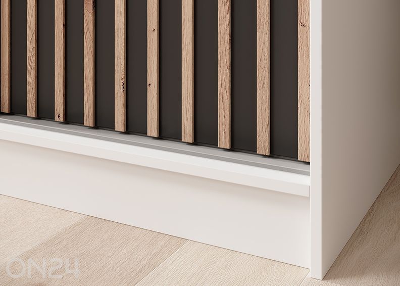 Lükandustega riidekapp Ida 200 cm suurendatud