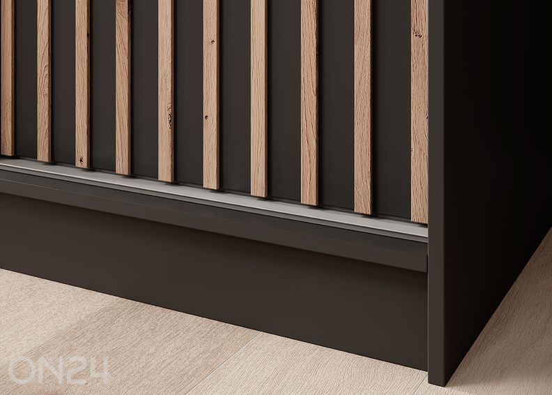 Lükandustega riidekapp Ida 200 cm suurendatud