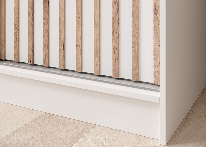 Lükandustega riidekapp Ida 200 cm suurendatud