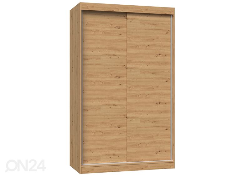 Lükandustega riidekapp Isla 120 cm suurendatud