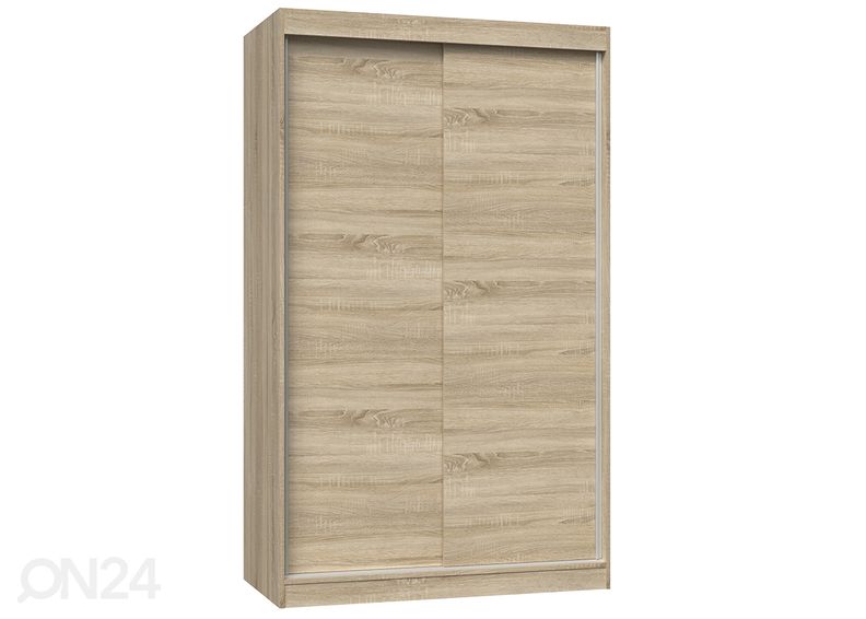 Lükandustega riidekapp Isla 120 cm suurendatud