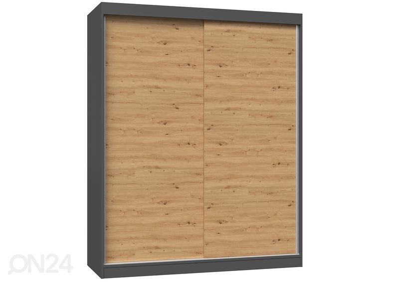 Lükandustega riidekapp Isla 160 cm suurendatud