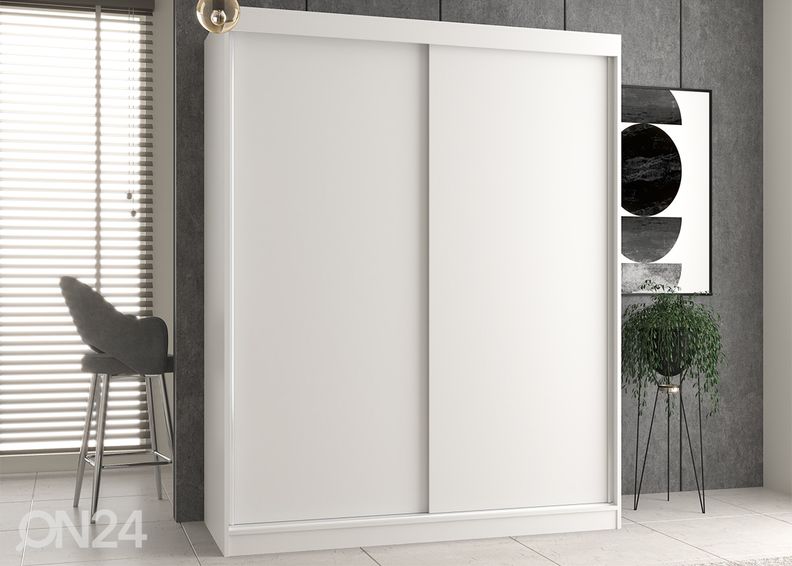 Lükandustega riidekapp Isla 160 cm suurendatud