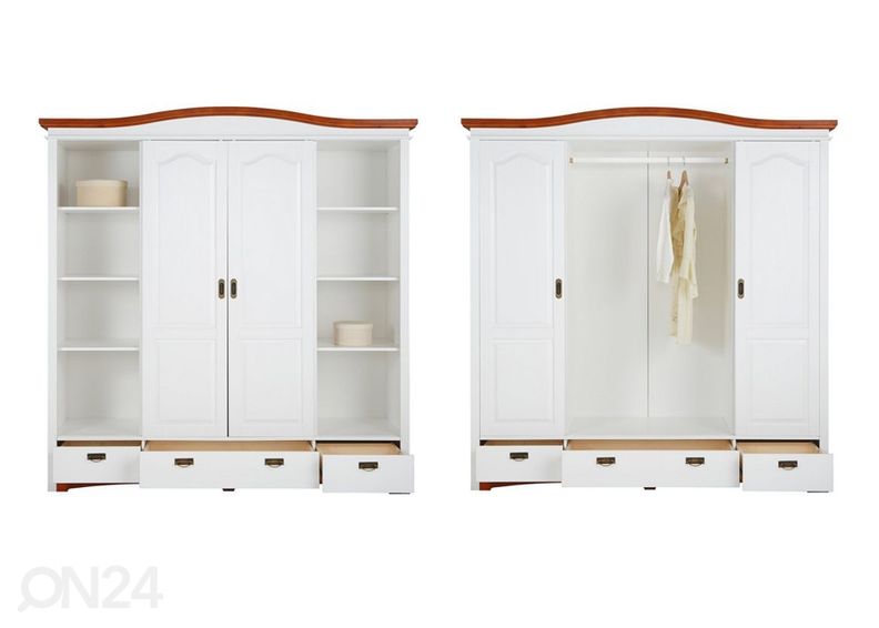 Lükandustega riidekapp Konrad suurendatud