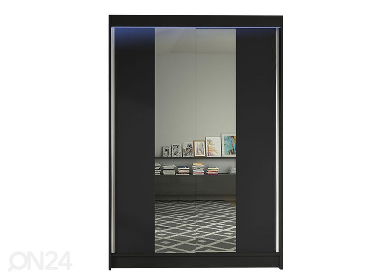 Lükandustega riidekapp + LED suurendatud