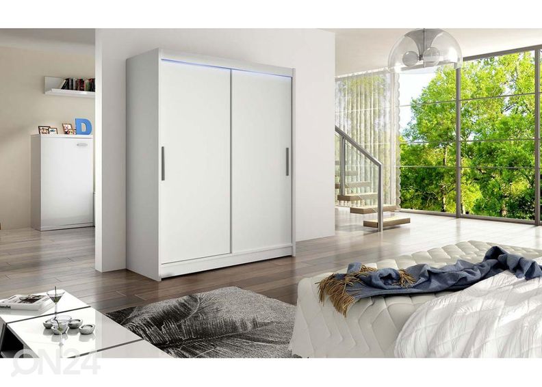 Lükandustega riidekapp + LED suurendatud