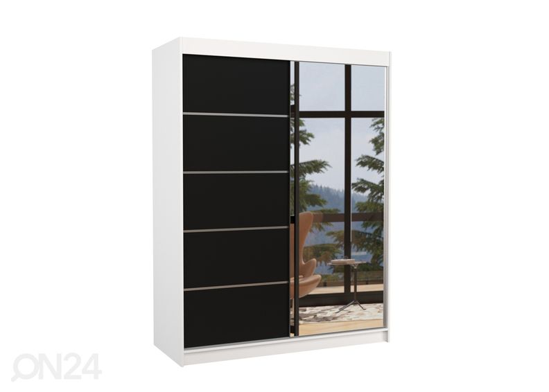 Lükandustega riidekapp Lina 150 cm suurendatud