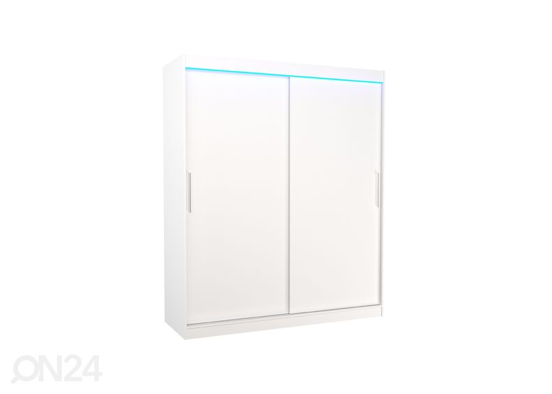 Lükandustega riidekapp Lino 180 cm + LED suurendatud