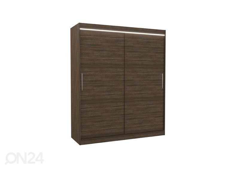 Lükandustega riidekapp Lino 180 cm + LED suurendatud