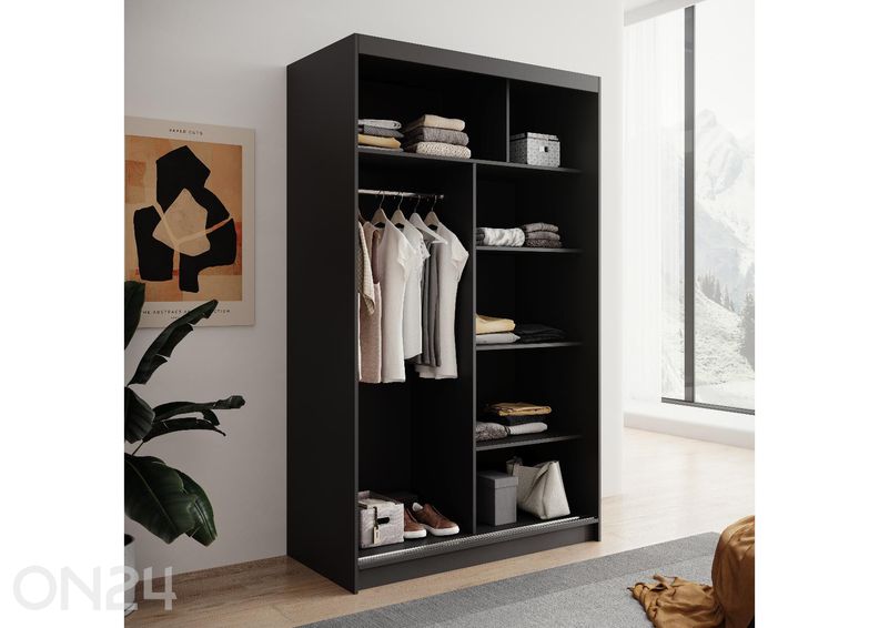 Lükandustega riidekapp Lizi suurendatud