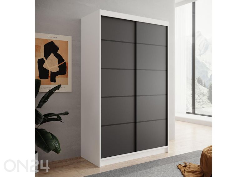 Lükandustega riidekapp Lizi suurendatud