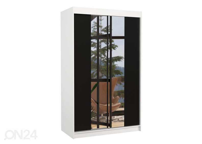 Lükandustega riidekapp Made 120 cm suurendatud