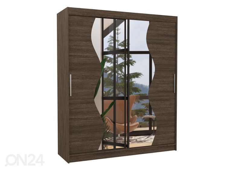 Lükandustega riidekapp Madison 180 cm suurendatud