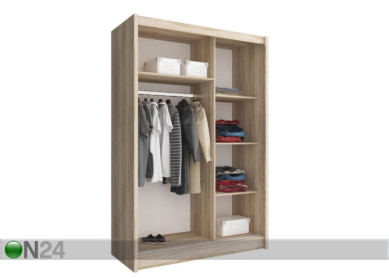 Lükandustega riidekapp Maja 150 cm suurendatud