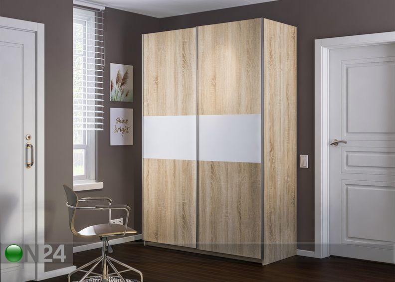 Lükandustega riidekapp Mambo suurendatud