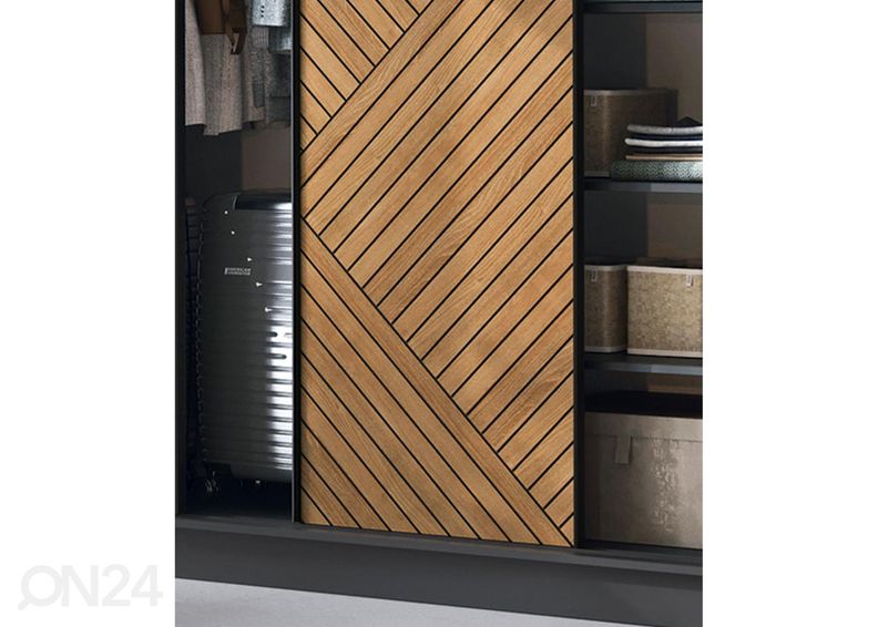 Lükandustega riidekapp Marrphy 180 cm suurendatud