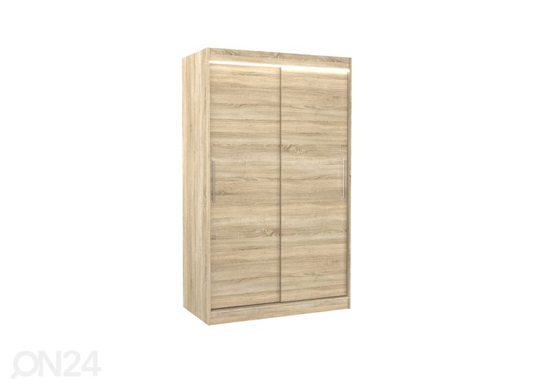 Lükandustega riidekapp Mars I 120 cm + LED suurendatud