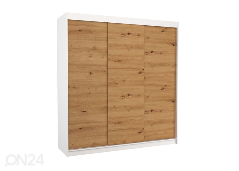 Lükandustega riidekapp Metra 200 cm suurendatud