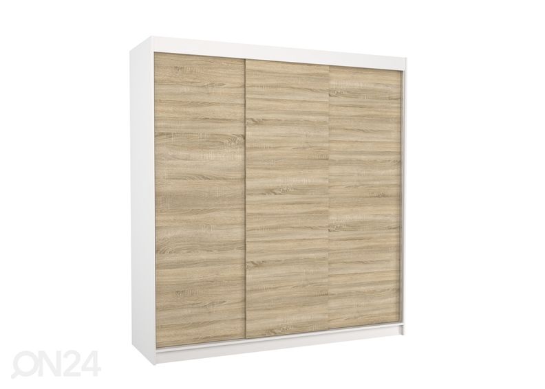 Lükandustega riidekapp Metra 200 cm suurendatud