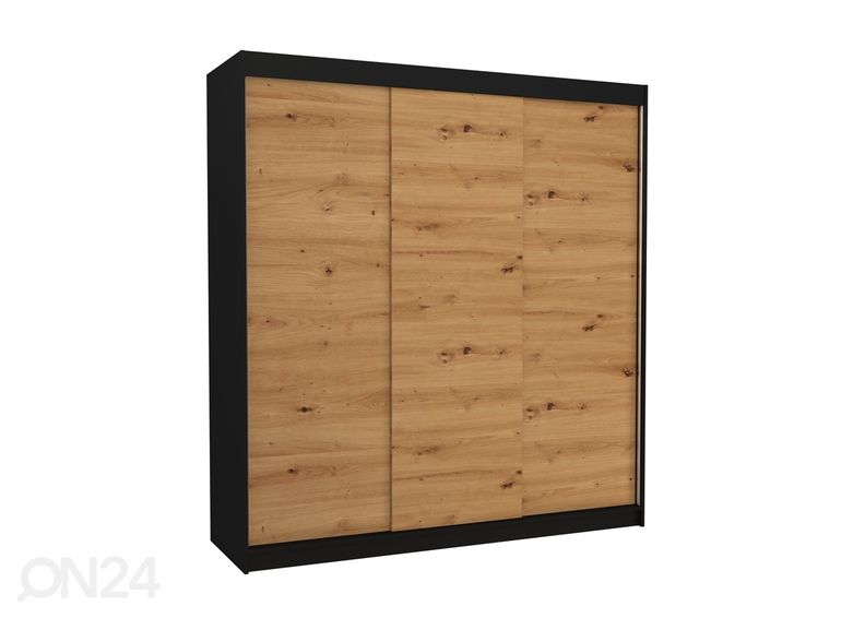 Lükandustega riidekapp Metra 200 cm suurendatud