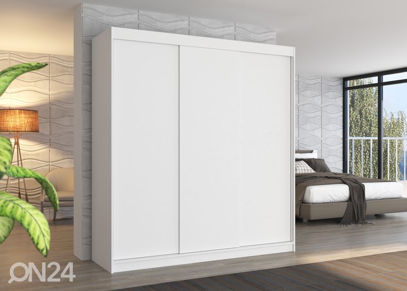 Lükandustega riidekapp Metra 200 cm suurendatud